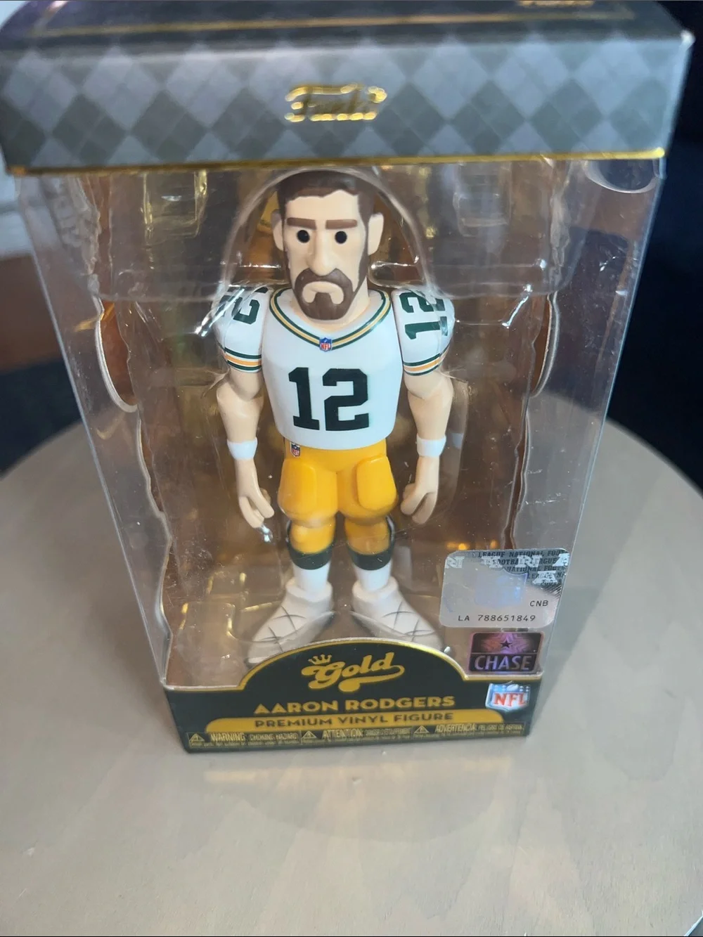 Aaron Rodgers Funko Gold – CHASE Edition – NFL Premium Vinyl – BNIB
